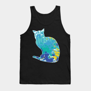 Cool cats cat colorful t-shirt Tank Top